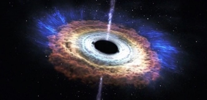 Descubren hoyo negro que gira a la mitad de la velocidad de la luz