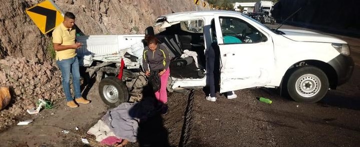 Trágico accidente en la carretera Durango-Mazatlán
