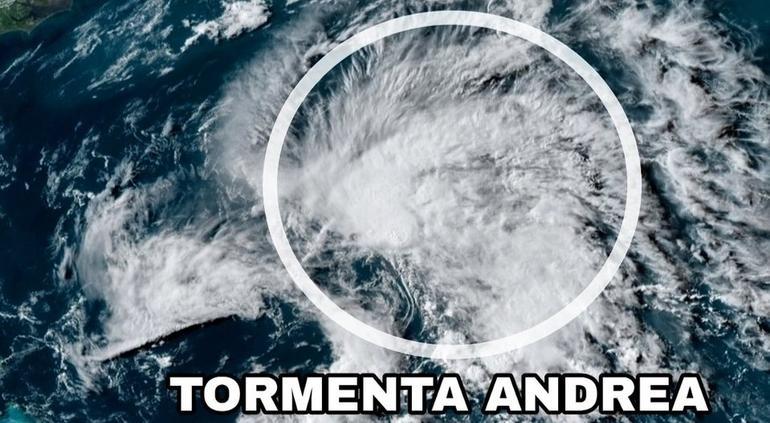 Nació la tormenta Andrea, el primer ciclón de la temporada