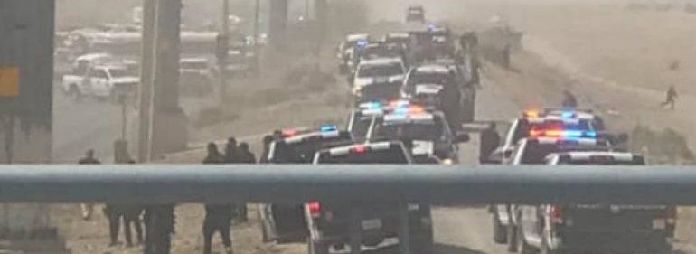 Rescate de secuestro desata balacera bajo puente Zaragoza en Juárez