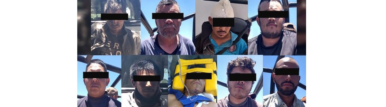 Capturaron a 9 de Gente Nueva tras enfrentamiento en Gómez Farías
