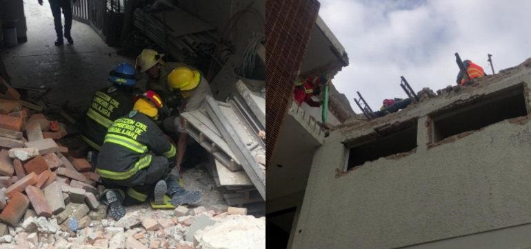 Colapso de edificio deja muerto y 14 heridos en Guadalajara (VIDEOS)