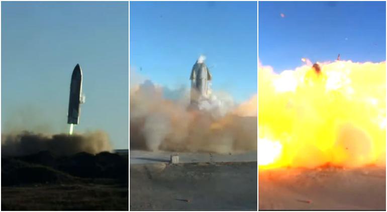 Explotó prototipo de Starship de SpaceX al aterrizar