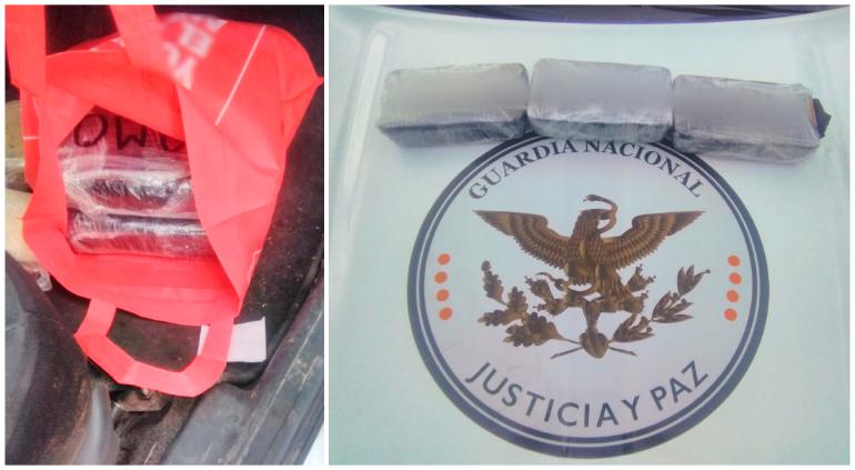 Arrestó GN a sujeto con 3 paquetes de ‘cristal’ en carretera a Juárez
