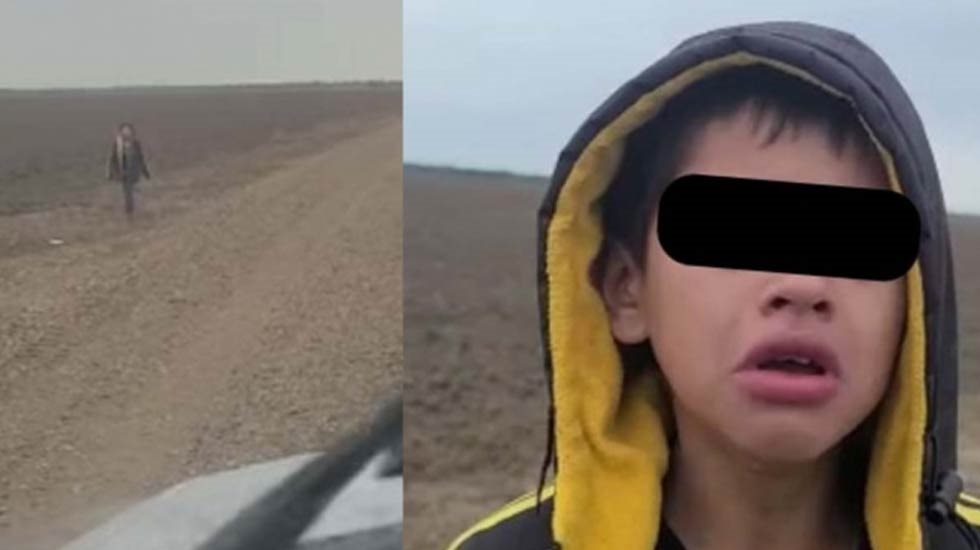 Video: Niño migrante suplica ayuda a agente fronterizo; su grupo lo abandonó
