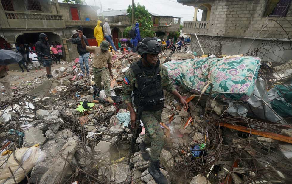 Haití ahora es azotado por fuertes lluvias después de la tormenta