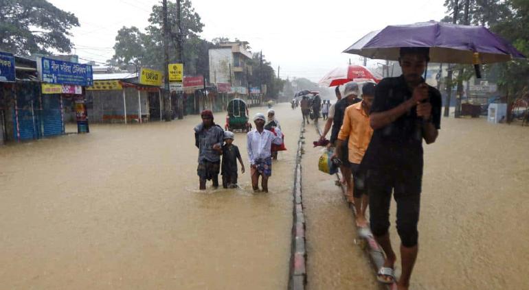 Lluvias en India y Bangladesh: al menos 46 decesos, millones afectados
