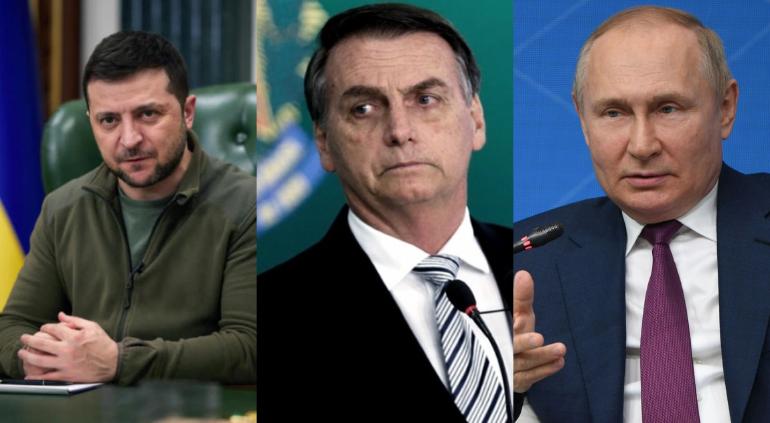 “No apoyo su neutralidad” Zelenski a Bolsonaro por invasión de Rusia